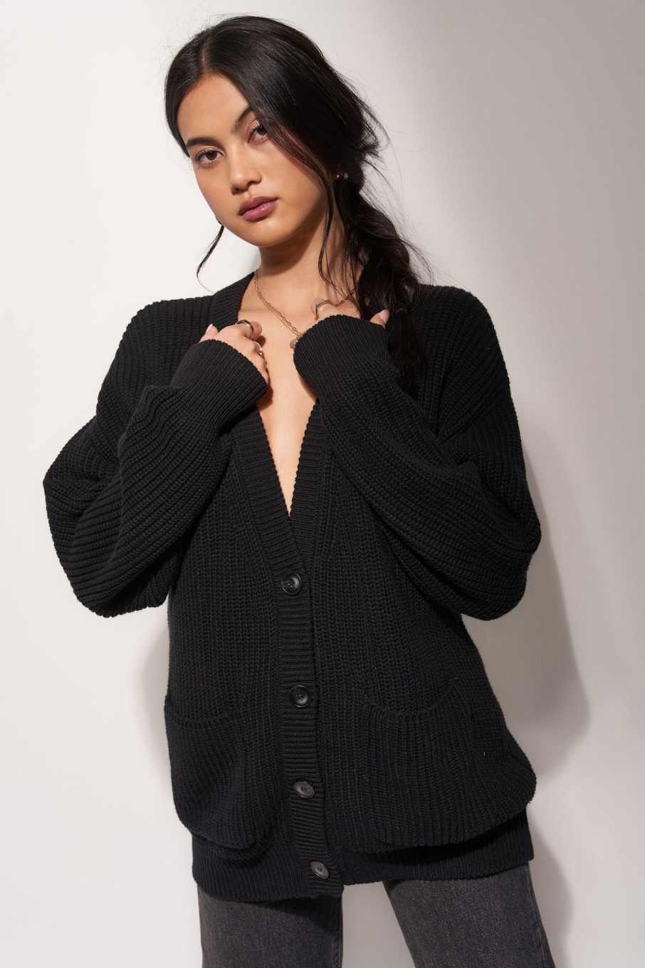 Sueteres Callahan | O Cardigan - Preto