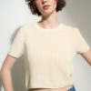 Tops Callahan | A Camiseta De Malha - Creme