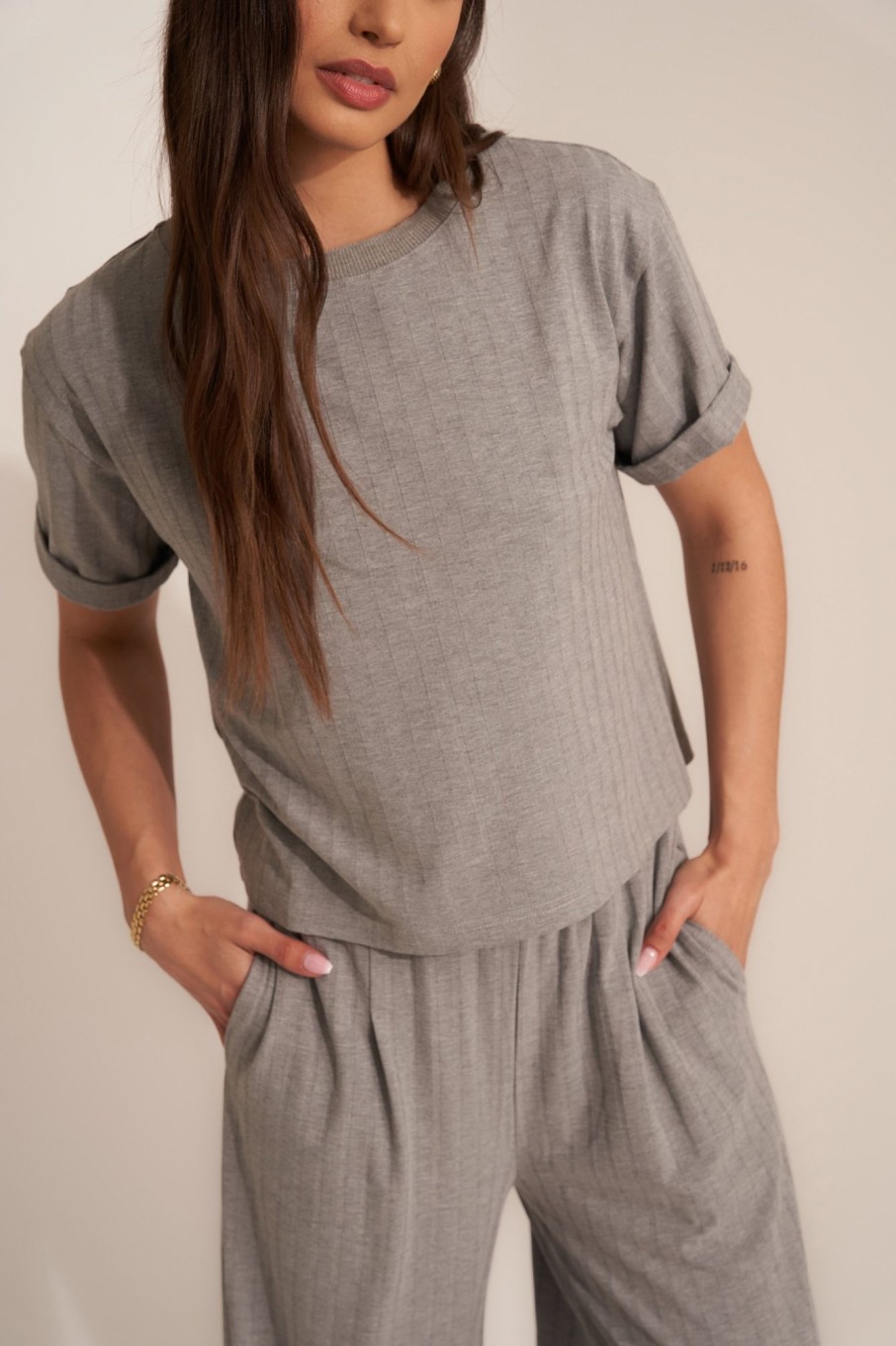 Tops Callahan | O Top Do Dia A Dia - Heather Grey